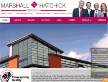 Tablet Screenshot of marshallhatchick.co.uk